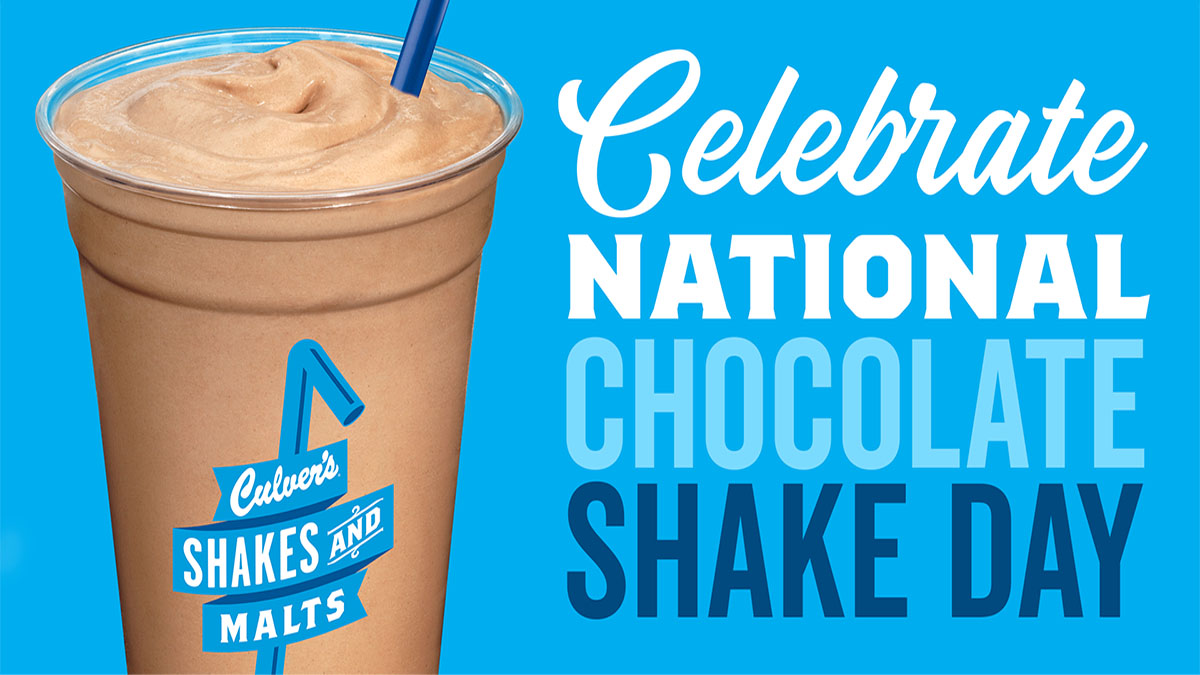 National Chocolate Milkshake Day at Culvers of Lincolnshire